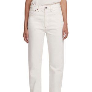 AGOLDE 90s Pinch Waist White Jeans